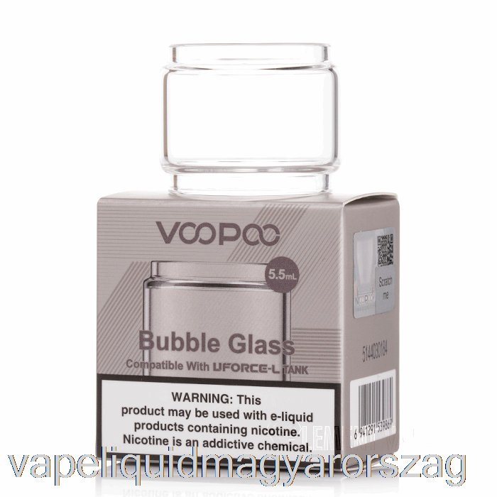 Voopoo Uforce-l Csereüveg 5,5 Ml Buborékos üveg Vape Folyadék